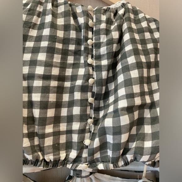 Agua by Agua Bendita Twisted front Parana Maxi Dress in gingham - Picture 6 of 8